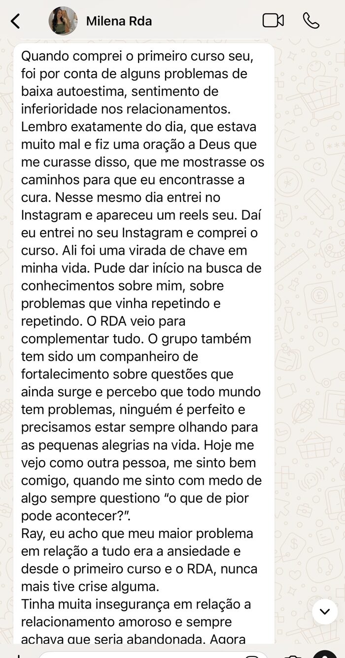 Depoimento: Juliana